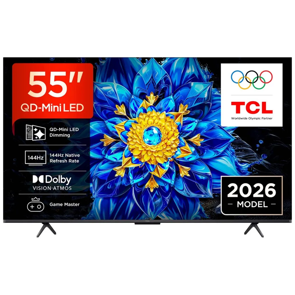 TV sprejemnik TCL 55,0" 139,7 cm 55P8L 3840x2160 QD MINI LED Google TV 4xHDMI WiFi LAN RJ45 BT TV sprejemnik TCL 55,0" 139,7 cm 55P8L 3840x2160 QD MINI LED Google TV 4xHDMI WiFi LAN RJ45 BT