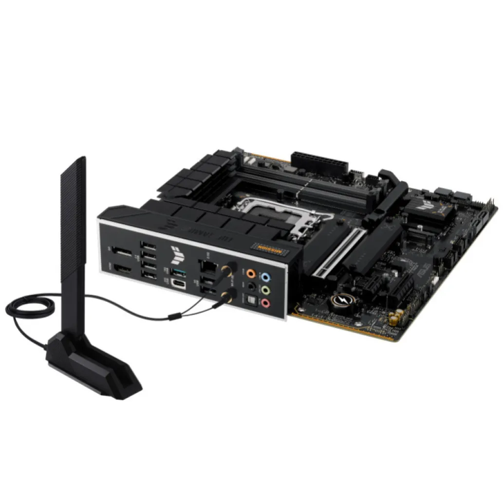 Osnovna plošča 1700 Asus TUF Gaming B760M-Plus WIFI II microATX 1xHDMI 2.1 1xDisplayPort 1.4 Osnovna plošča 1700 Asus TUF Gaming B760M-Plus WIFI II microATX 1xHDMI 2.1 1xDisplayPort 1.4