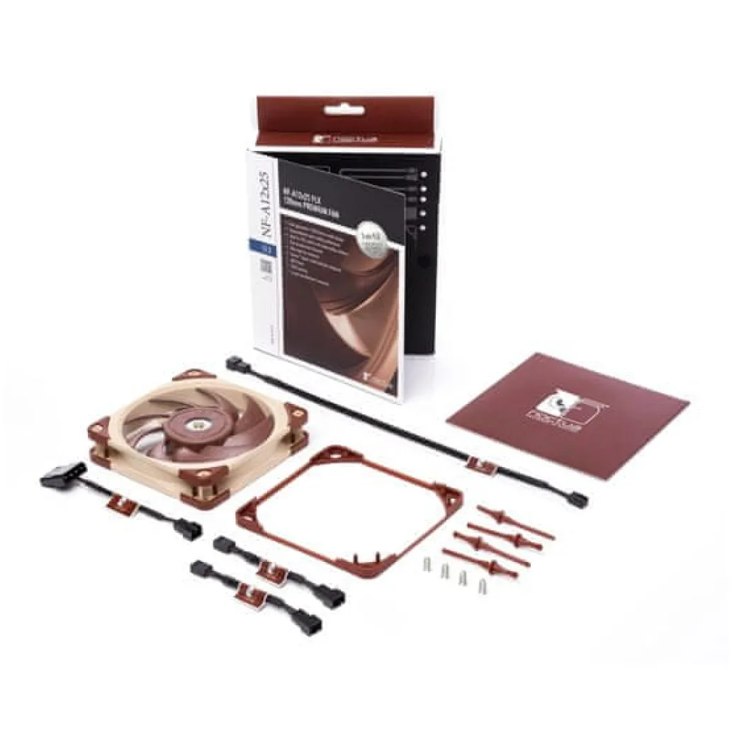 Ventilator Noctua NF-A12x25 FLX 120mm, rjava Ventilator Noctua NF-A12x25 FLX 120mm, rjava