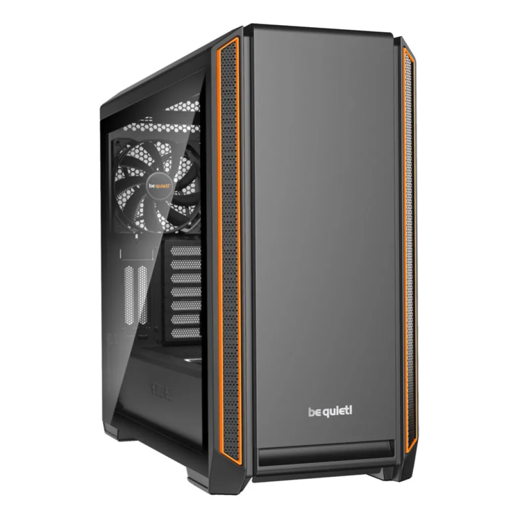 Ohišje Be quiet! ATX Silent Base 601 (BGW25) midi-ATX črno/oranžno ohišje Ohišje Be quiet! ATX Silent Base 601 (BGW25) midi-ATX črno/oranžno ohišje