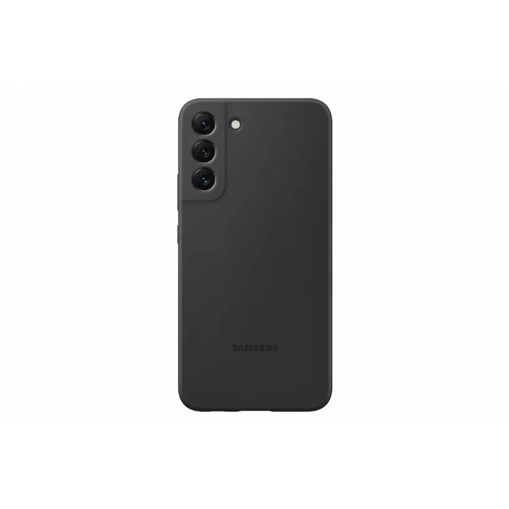 Ovitek za mobilni telefon Samsung Galaxy S22 Silicone Cover BLACK Ovitek za mobilni telefon Samsung Galaxy S22 Silicone Cover BLACK