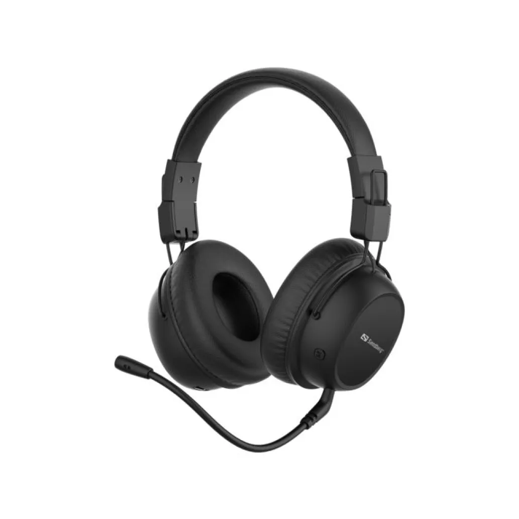 Slušalke brezžične Sandberg naglavne BT Wireless Headset FlexMic črna ANC (126-36) Slušalke brezžične Sandberg naglavne BT Wireless Headset FlexMic črna ANC (126-36)