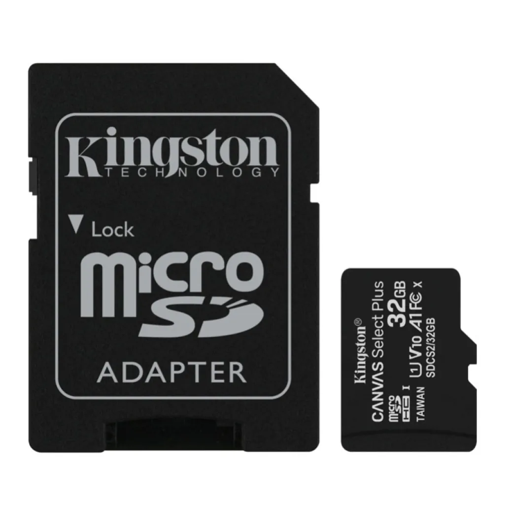 Spominska kartica SDHC-Micro 32GB Kingston 100MB/s U1 V10 UHS-I +adapter (SDCS2/32GB) Spominska kartica SDHC-Micro 32GB Kingston 100MB/s U1 V10 UHS-I +adapter (SDCS2/32GB)