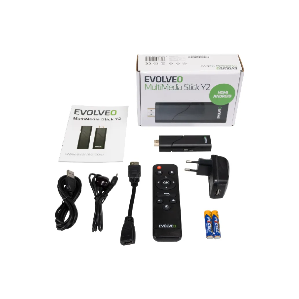 Multimedijski predvajalnik Evolveo Android box Y2 4K 2GB/8GB – ključek Multimedijski predvajalnik Evolveo Android box Y2 4K 2GB/8GB – ključek