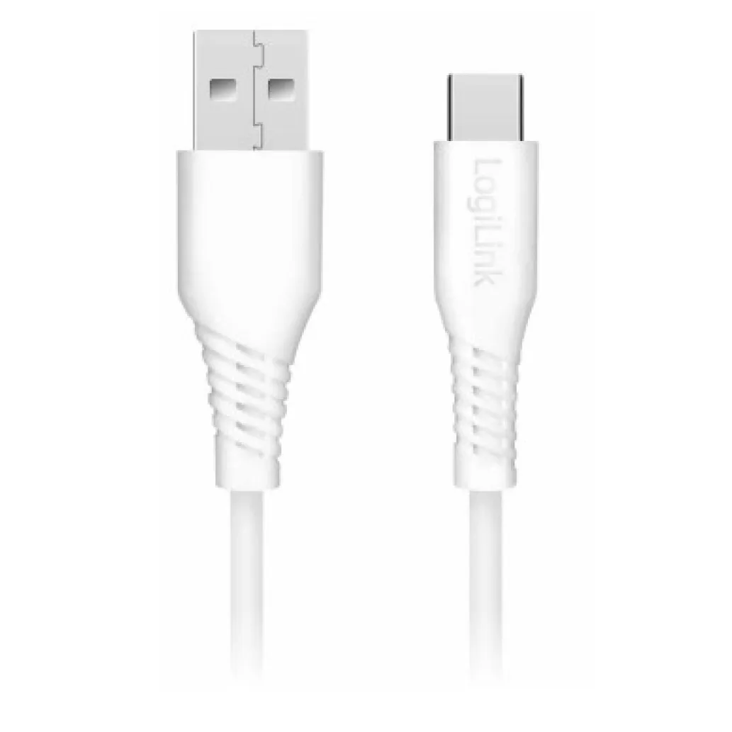 Kabel USB-C (m) => USB-A (m) 2.0 0,50m 15W 3A/5V 480Mbps bel LogiLink (CU0251) Kabel USB-C (m) => USB-A (m) 2.0 0,50m 15W 3A/5V 480Mbps bel LogiLink (CU0251)