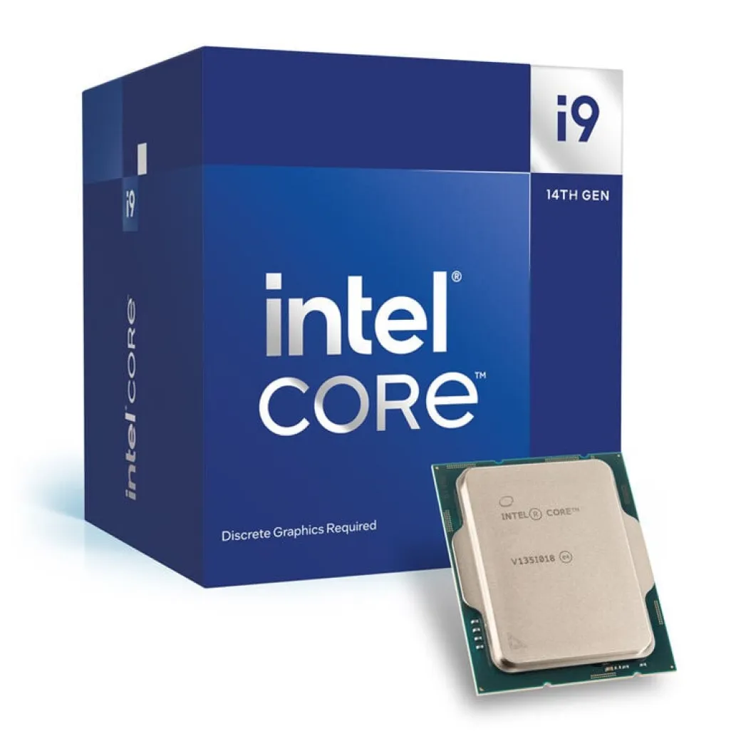 Procesor Intel 1700 Core i9 14900F 8C/16T 4,3/5,8GHz BOX 65W/219W brez grafike brez hladilnika Procesor Intel 1700 Core i9 14900F 8C/16T 4,3/5,8GHz BOX 65W/219W brez grafike brez hladilnika