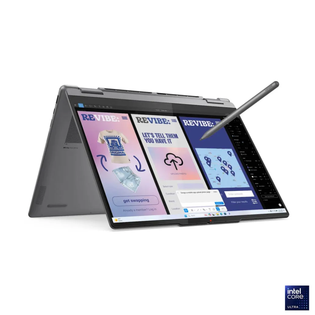 Prenosnik Lenovo 35,5 cm (14,0") Yoga 7 2-in-1 1920x1200 OLED na dotik 400nit Ultra 5-226V/16GB/512GB/BL/AI Chip: 40 TOPs/ALU/Intel Arc 130V/Win11Home (83JQ00EFSC) Prenosnik Lenovo 35,5 cm (14,0") Yoga 7 2-in-1 1920x1200 OLED na dotik 400nit Ultra 5-226V/16GB/512GB/BL/AI Chip: 40 TOPs/ALU/Intel Arc 130V/Win11Home (83JQ00EFSC)