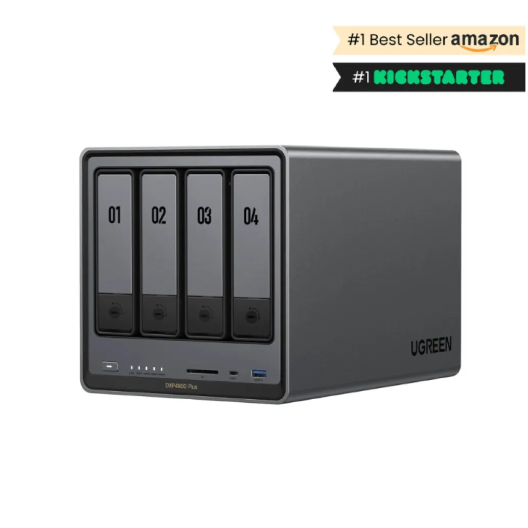 NAS ohišje Ugreen NASync DXP4800 Plus za 4+2 HDD/SSD Intel 8505 8GB DDR5 1x2.5GbE 1x 10GbE NAS ohišje Ugreen NASync DXP4800 Plus za 4+2 HDD/SSD Intel 8505 8GB DDR5 1x2.5GbE 1x 10GbE