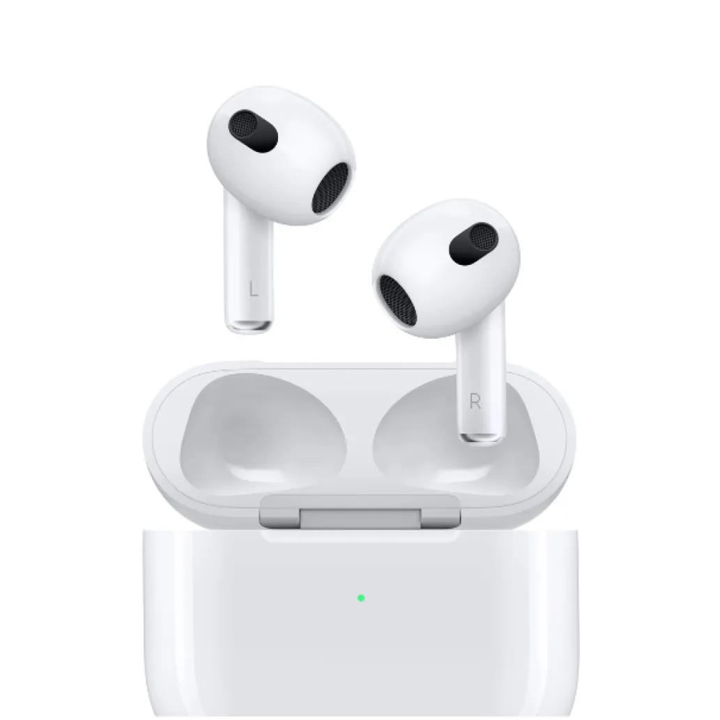 Slušalke brezžične ušesne Bluetooth stereo Apple - bela (MME73ZM/A) Slušalke brezžične ušesne Bluetooth stereo Apple - bela (MME73ZM/A)