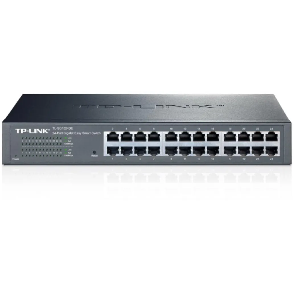STIKALO 24-PORT TP-Link 100/1000 Rack (TPLNC-TL_SG1024DE) STIKALO 24-PORT TP-Link 100/1000 Rack (TPLNC-TL_SG1024DE)