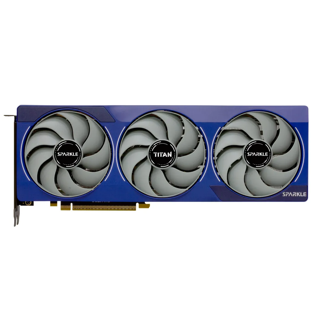 Grafična kartica Intel Arc B580 Sparkle Titan OC - 12GB GDDR6 | 1xHDMI 2.1 3xDisplayport 2.1 (GCSK-009) Grafična kartica Intel Arc B580 Sparkle Titan OC - 12GB GDDR6 | 1xHDMI 2.1 3xDisplayport 2.1 (GCSK-009)