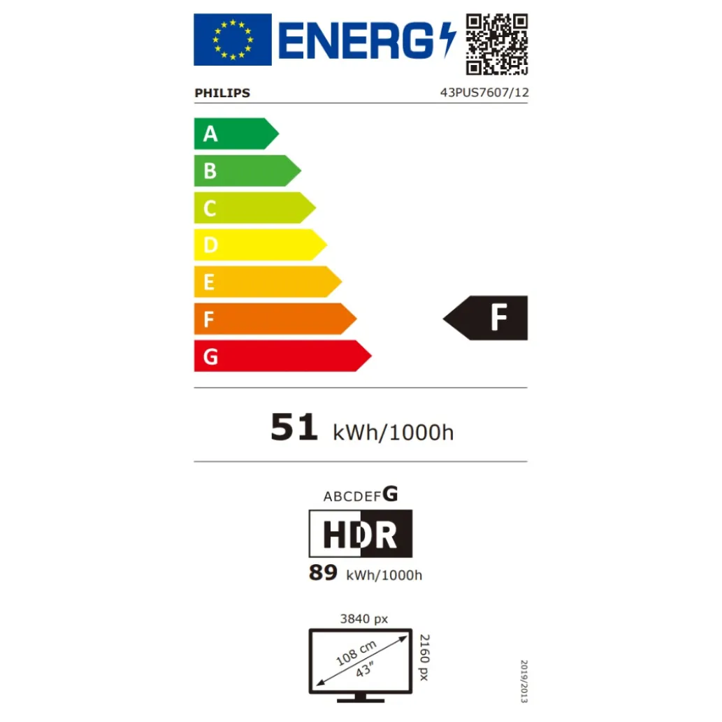 TV sprejemnik 108cm (43") Philips 43PUS7607 4K UHD 3840x2160 HDR10+ TV sprejemnik 108cm (43") Philips 43PUS7607 4K UHD 3840x2160 HDR10+