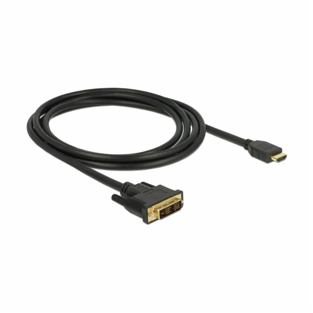 Kabel HDMI(m)=>DVI Digital (18+1) 2,00m Delock 85584 Kabel HDMI(m)=>DVI Digital (18+1) 2,00m Delock 85584