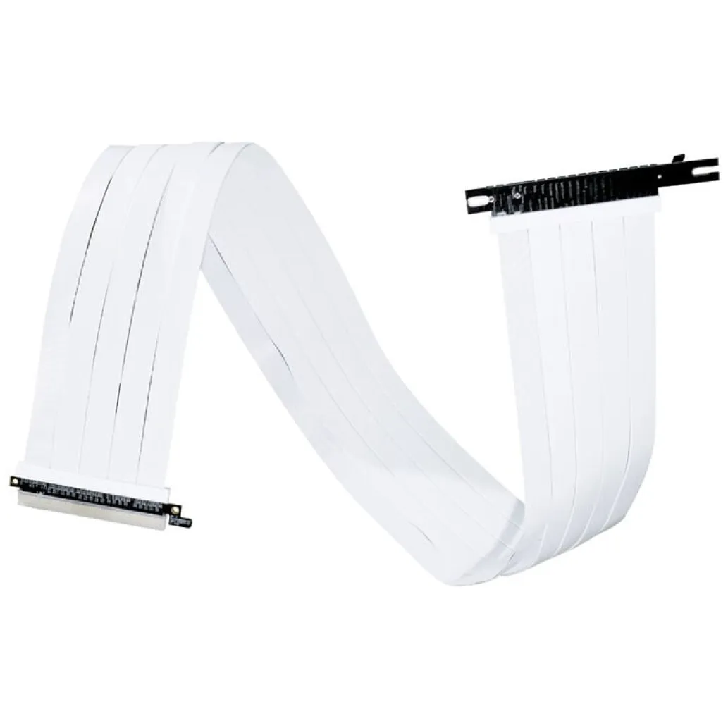 Riser kabel Lian Li PW-PCIV-4-90X PCIe 4.0 - 900mm, bel Riser kabel Lian Li PW-PCIV-4-90X PCIe 4.0 - 900mm, bel