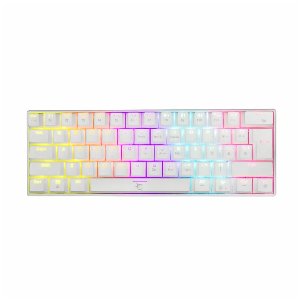 Tipkovnica WHITE SHARK USB SHINOBI SLO 60% mehanska rdeča stikala RGB bela (GK-2022 SHINOBI-W-HR-RED.SW) Tipkovnica WHITE SHARK USB SHINOBI SLO 60% mehanska rdeča stikala RGB bela (GK-2022 SHINOBI-W-HR-RED.SW)