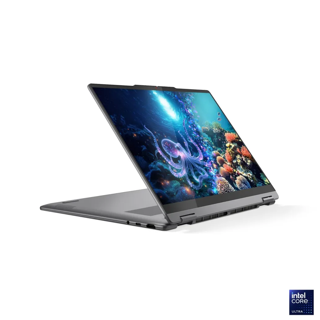 Prenosnik Lenovo 35,5 cm (14,0") Yoga 7 2-in-1 1920x1200 OLED na dotik 400nit Ultra 7-256V/16GB/SSD1TB/BL/AI Chip: 47 TOPs/ALU/Intel Arc 140V/Win11Home (83JQ0025SC) Prenosnik Lenovo 35,5 cm (14,0") Yoga 7 2-in-1 1920x1200 OLED na dotik 400nit Ultra 7-256V/16GB/SSD1TB/BL/AI Chip: 47 TOPs/ALU/Intel Arc 140V/Win11Home (83JQ0025SC)