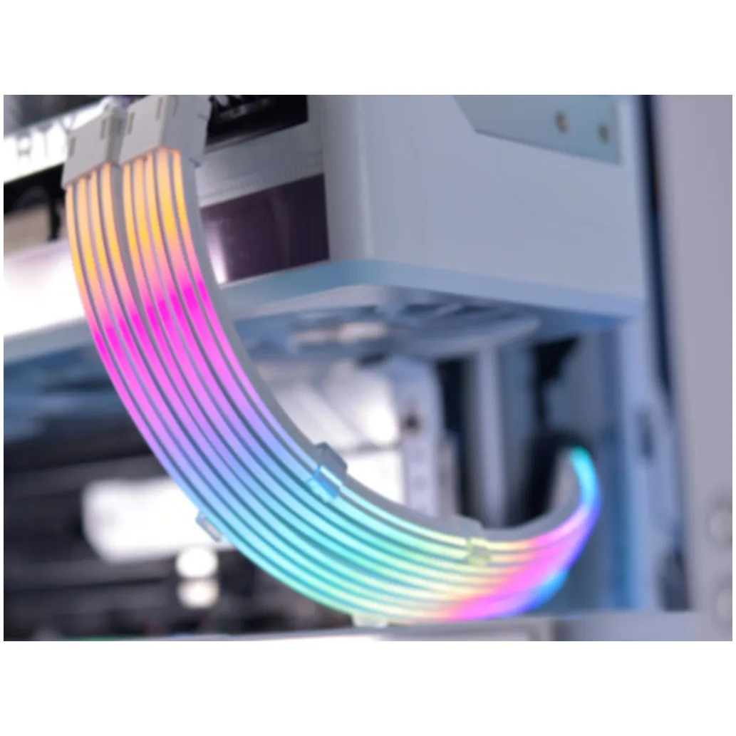 Kabel Lian Li Strimer Plus V2 Dual 8-Pin RGB, PCIe, za grafčno kartico, 30 cm Kabel Lian Li Strimer Plus V2 Dual 8-Pin RGB, PCIe, za grafčno kartico, 30 cm