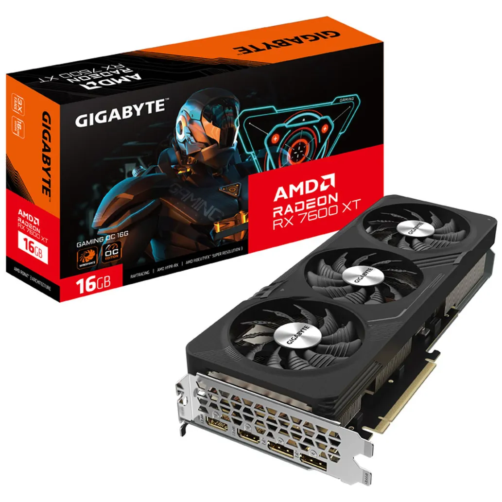 Grafična kartica AMD RX 7600XT GigaByte Gaming OC - 16GB GDDR6 | 2xDisplayport 2.1 2xHDMI 2.1a (GV-R76XTGAMING OC-16GD) Grafična kartica AMD RX 7600XT GigaByte Gaming OC - 16GB GDDR6 | 2xDisplayport 2.1 2xHDMI 2.1a (GV-R76XTGAMING OC-16GD)