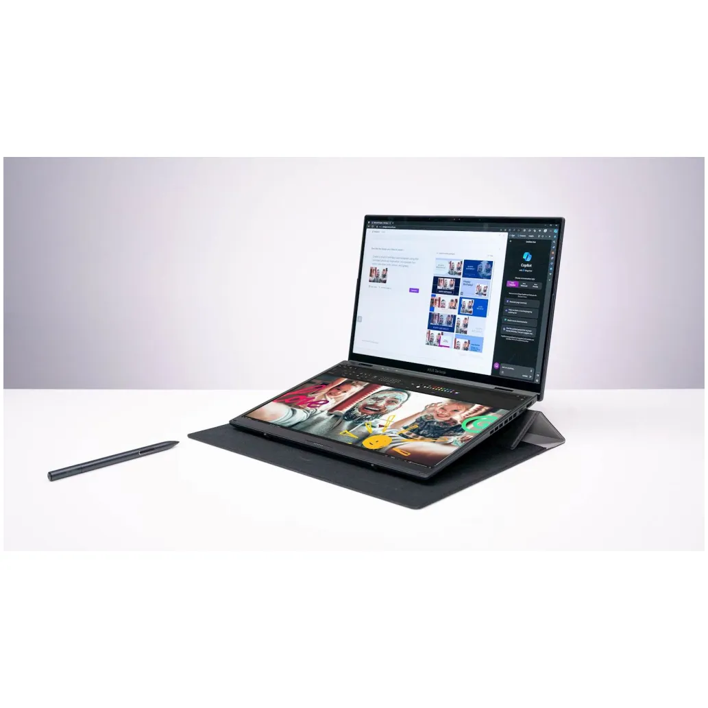 Prenosnik Asus 2x 35,5 cm (14,0") Zenbook Duo 2880x1800 OLED na dotik 400nit 120Hz Ultra 9-285H/32GB/SSD2TB/ALU/Intel Arc/Win11Pro (90NB14X1-M002Y0) Prenosnik Asus 2x 35,5 cm (14,0") Zenbook Duo 2880x1800 OLED na dotik 400nit 120Hz Ultra 9-285H/32GB/SSD2TB/ALU/Intel Arc/Win11Pro (90NB14X1-M002Y0)
