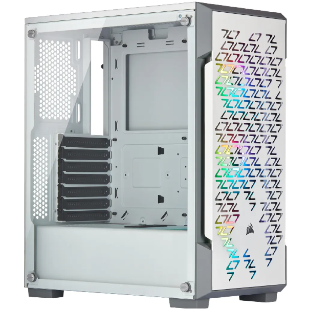 Ohišje Corsair ICUE 220T RGB - belo (CC-9011174-WW) Ohišje Corsair ICUE 220T RGB - belo (CC-9011174-WW)