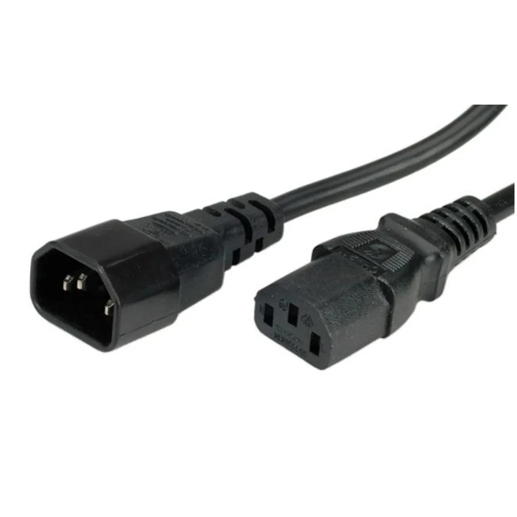 KABEL NAPAJALNI 220V podaljšek C13 - C14 1,80m EURO LogiLink (CP091) KABEL NAPAJALNI 220V podaljšek C13 - C14 1,80m EURO LogiLink (CP091)