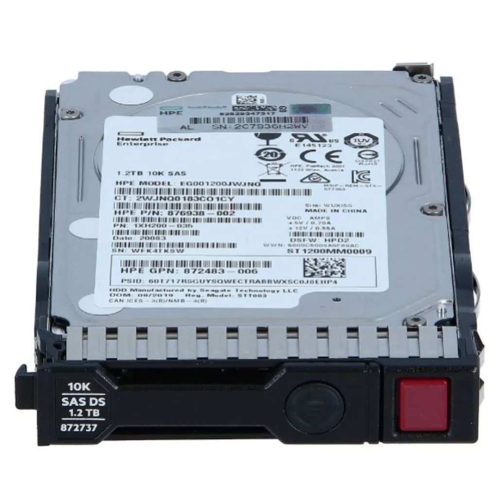 HP 1.2 TB 12G SAS 10K SFF HDD, obnovljeno / 36m garancije HP 1.2 TB 12G SAS 10K SFF HDD, obnovljeno / 36m garancije