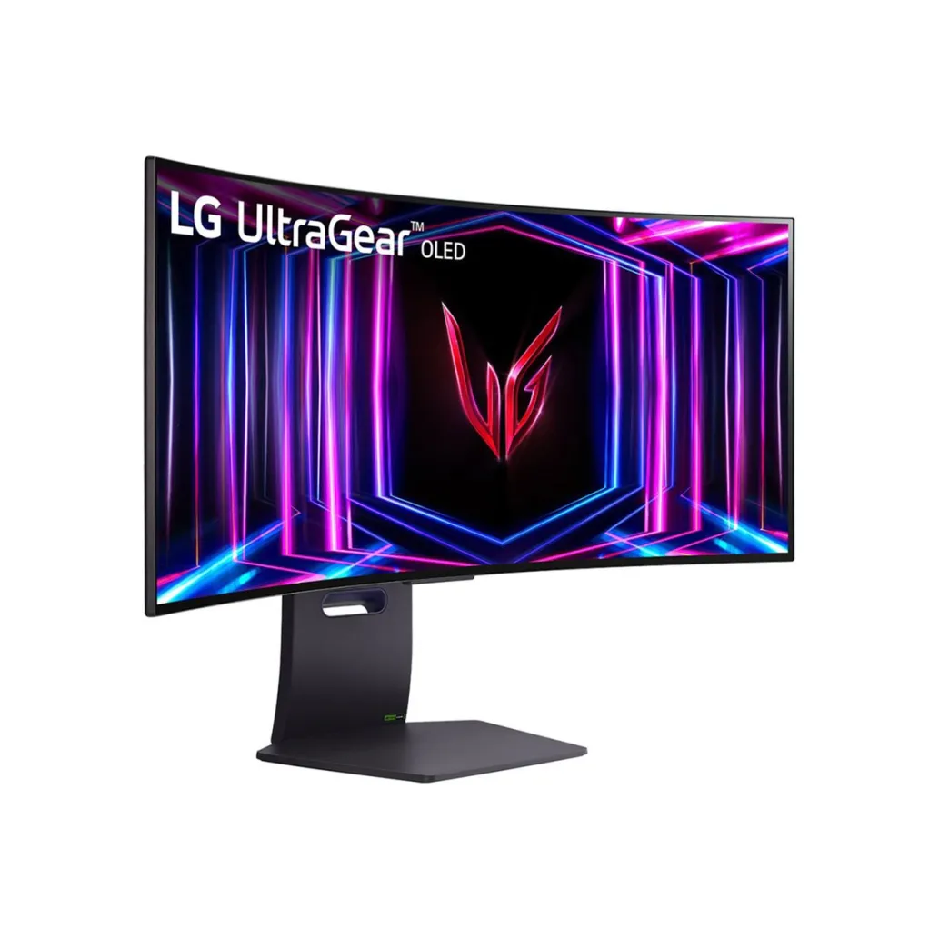 Monitor LG 86,4 cm (34,0") 34GS95QE-B 3440x1440 Curved Gaming 240Hz OLED 0,03ms 2xHDMI DisplayPort 2xUSB3.0 Pivot DCI-P3-98,5% FreeSync Premium PRO G-Sync Compatible HDR400 UltraGear Monitor LG 86,4 cm (34,0") 34GS95QE-B 3440x1440 Curved Gaming 240Hz OLED 0,03ms 2xHDMI DisplayPort 2xUSB3.0 Pivot DCI-P3-98,5% FreeSync Premium PRO G-Sync Compatible HDR400 UltraGear
