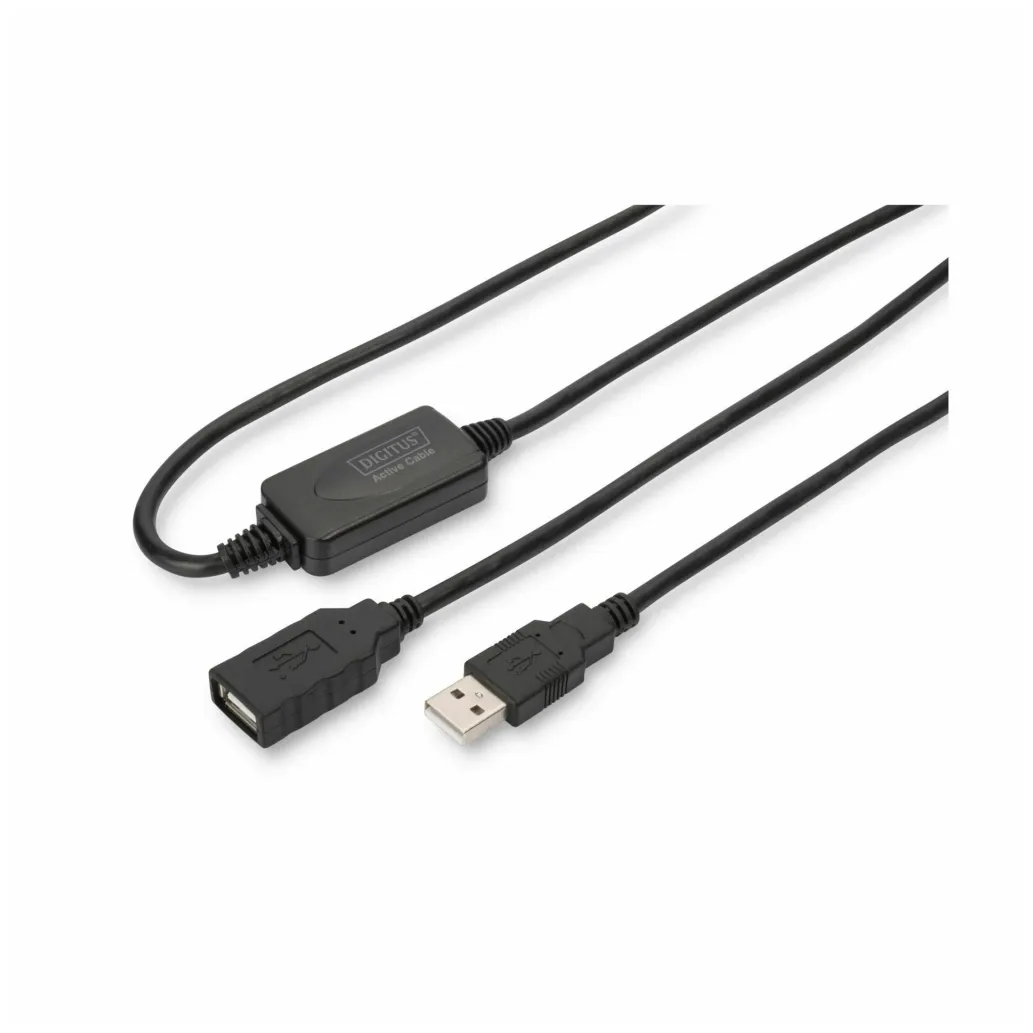 Line extender/repeater USB 2.0 do 15m Digitus (DA-73101) Line extender/repeater USB 2.0 do 15m Digitus (DA-73101)