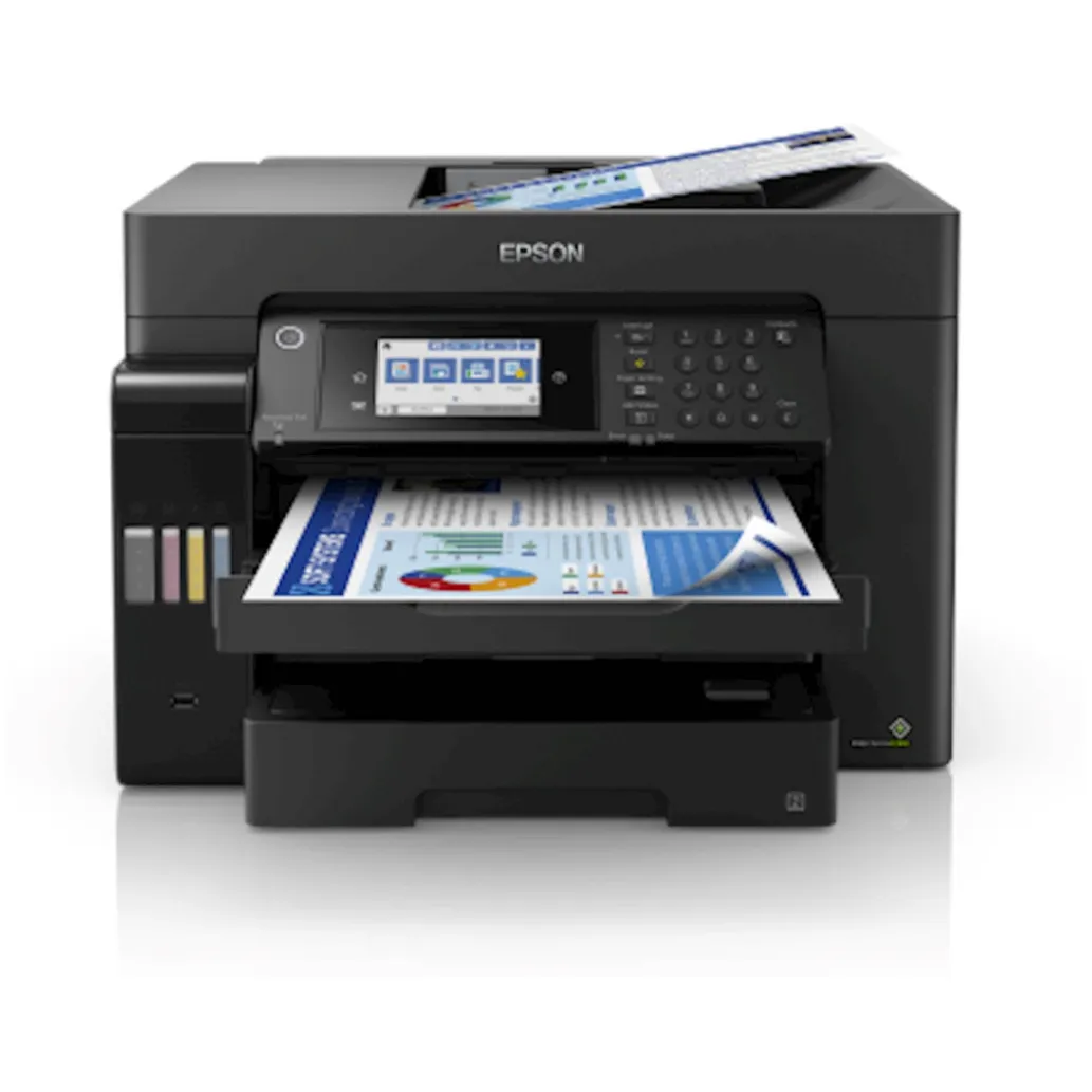 Tiskalnik multifunkcijski brizgalni barvni Epson EcoTank Office Pro A3 15160 A3 duplex tisk duplex skeniranje faks USB LAN WiFi 25ppm (C11CH71402) Tiskalnik multifunkcijski brizgalni barvni Epson EcoTank Office Pro A3 15160 A3 duplex tisk duplex skeniranje faks USB LAN WiFi 25ppm (C11CH71402)