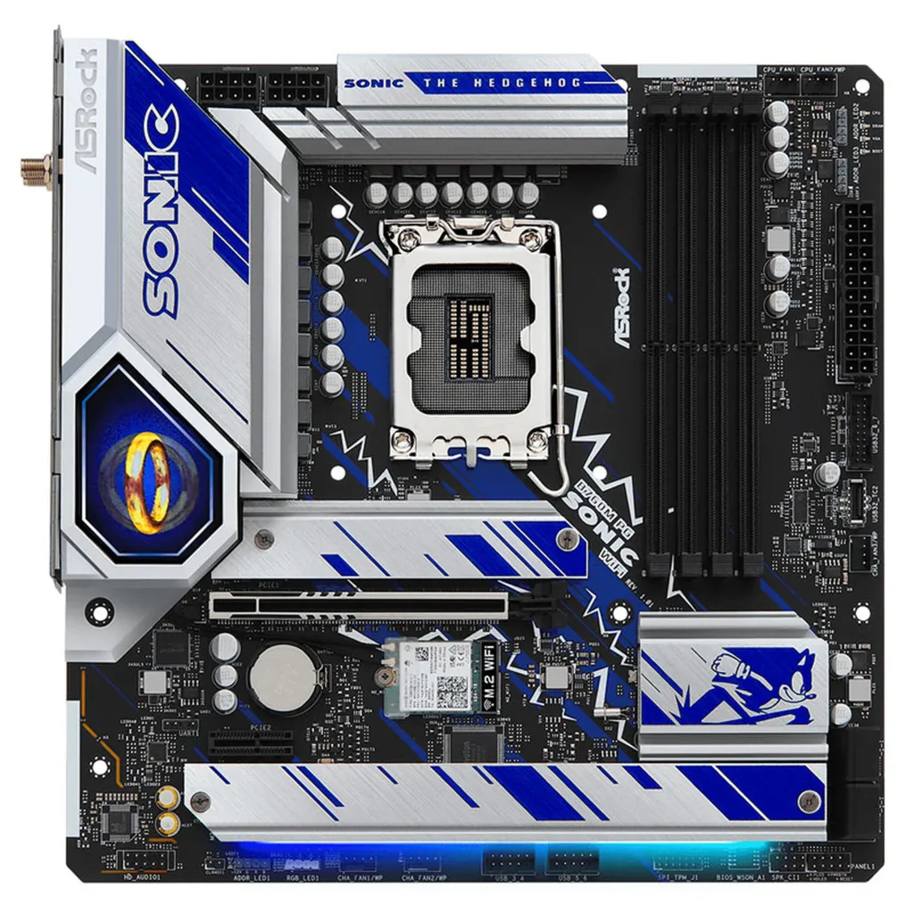 Osnovna plošča 1700 Asrock B760M PG Sonic WiFi microATX 1xHDMI 2.0 1xDisplayPort 1.4 Osnovna plošča 1700 Asrock B760M PG Sonic WiFi microATX 1xHDMI 2.0 1xDisplayPort 1.4