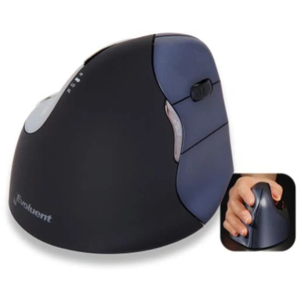 Miš brezžična desktop Evoluent Vertical Mouse VM4RW 2800DPI 6gumbov (VM4RW) Miš brezžična desktop Evoluent Vertical Mouse VM4RW 2800DPI 6gumbov (VM4RW)