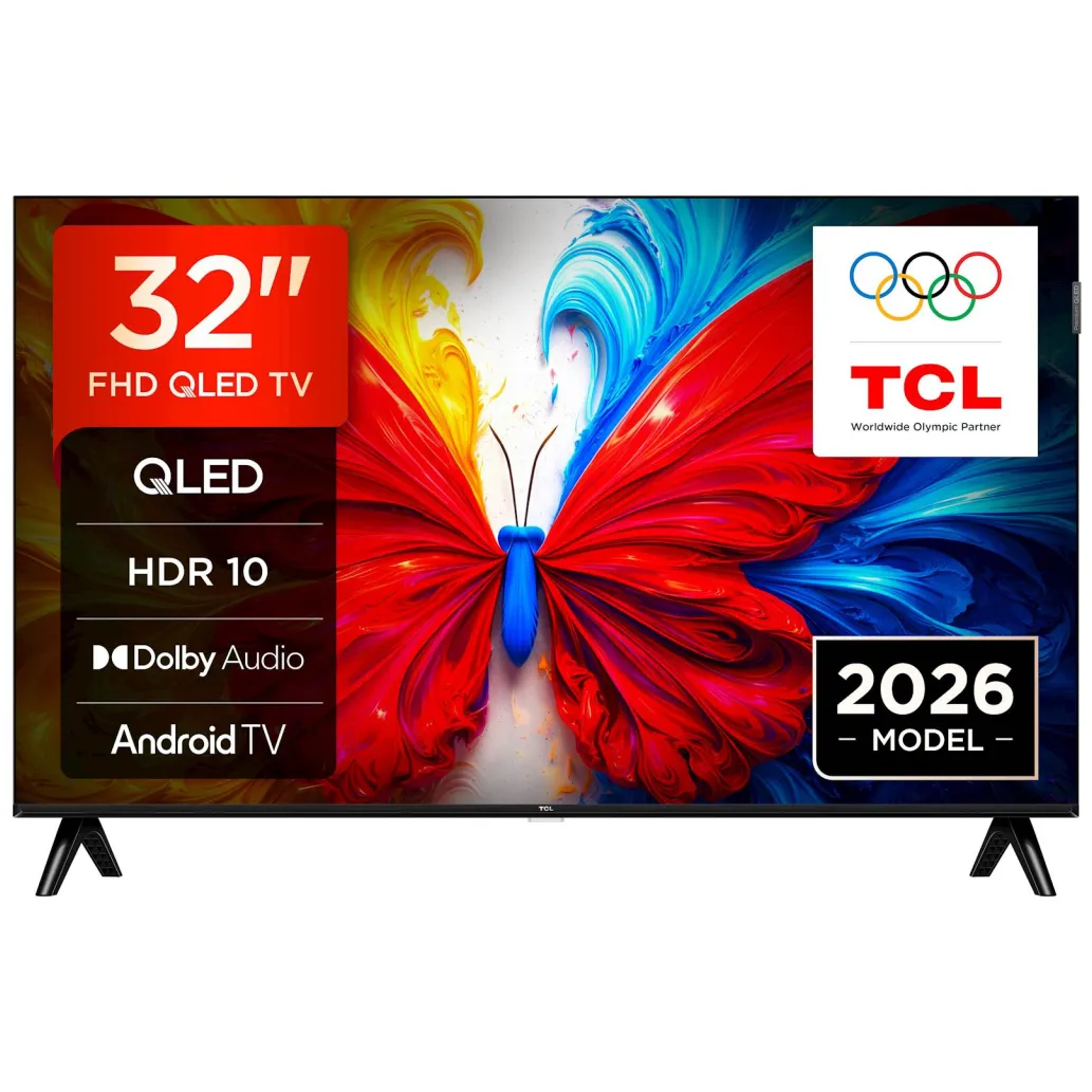 TV sprejemnik TCL 32,0" 81,3 cm 32S5L 1920x1080 QLED Android TV 2xHDMI USB BT WiFi HDR10 TV sprejemnik TCL 32,0" 81,3 cm 32S5L 1920x1080 QLED Android TV 2xHDMI USB BT WiFi HDR10