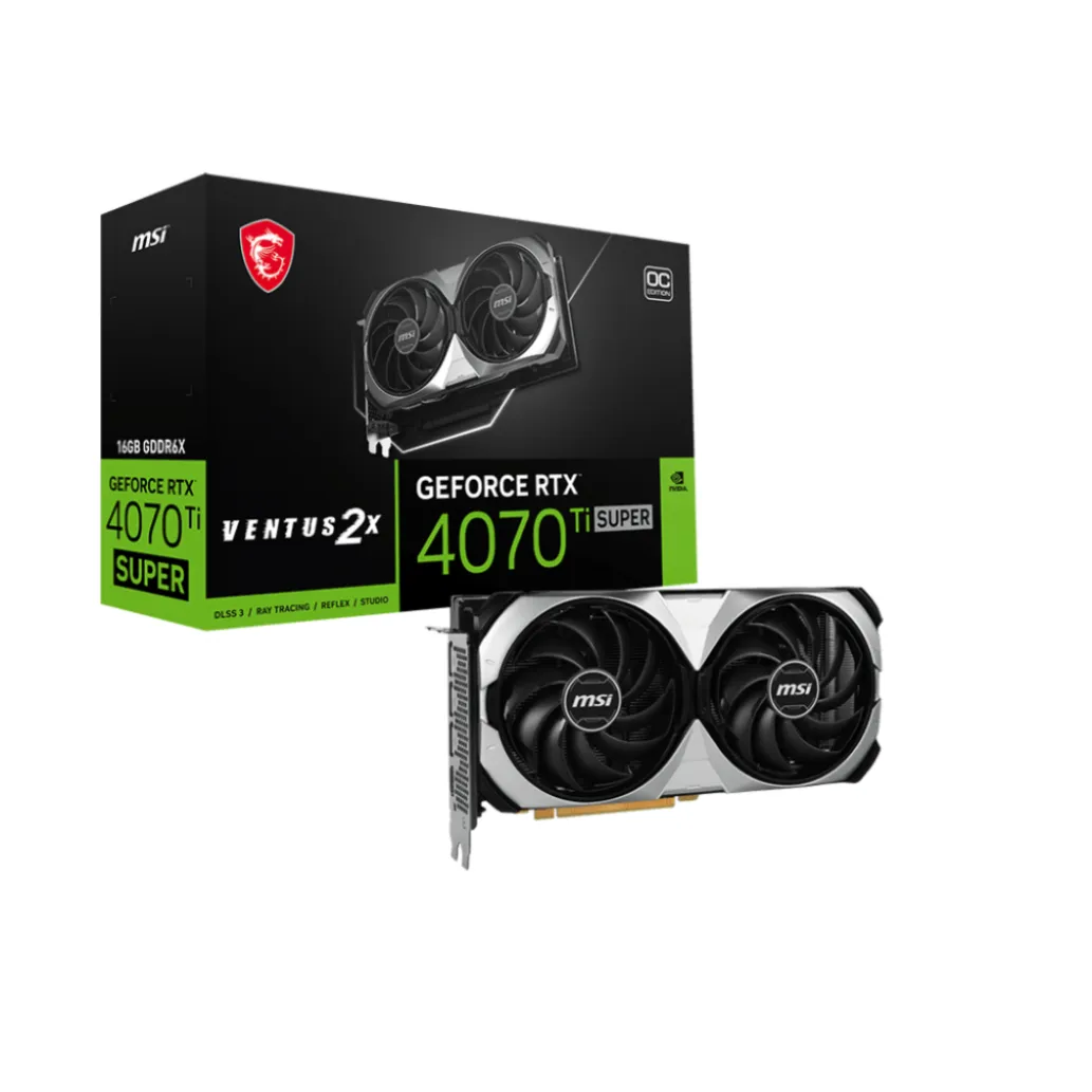 Grafična kartica nVidia RTX4070Ti Super MSI Ventus 2X OC - 16GB GDDR6X (V513-615R) Grafična kartica nVidia RTX4070Ti Super MSI Ventus 2X OC - 16GB GDDR6X (V513-615R)