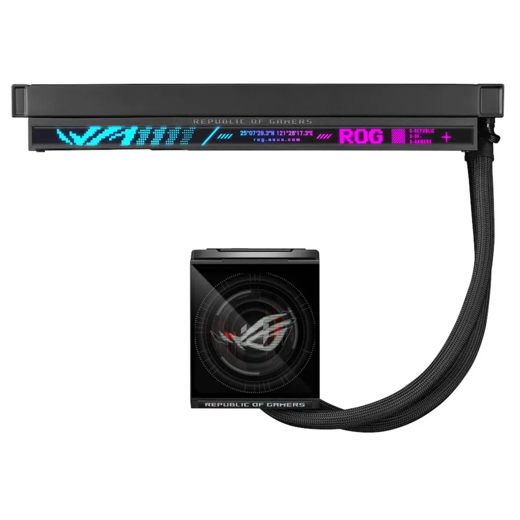 Vodno hlajenje Asus ROG STRIX LC IV LCD - 360mm ARGB črna (90RC01M1-B0EAY0) Vodno hlajenje Asus ROG STRIX LC IV LCD - 360mm ARGB črna (90RC01M1-B0EAY0)