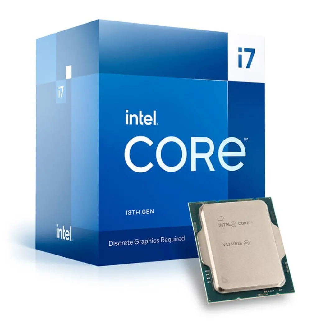 Procesor Intel 1700 Core i7 13700F 16C/24T 2.1GHz/5.2GHz BOX 65W/219W brez grafike hladilnik Intel Procesor Intel 1700 Core i7 13700F 16C/24T 2.1GHz/5.2GHz BOX 65W/219W brez grafike hladilnik Intel
