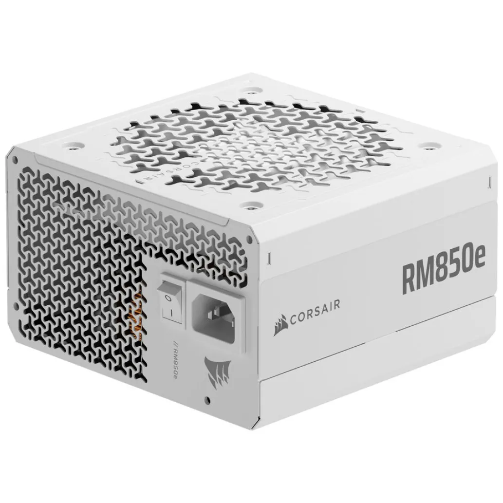 Napajalnik - 850W Corsair RM850e 80Plus Gold 80+ ATX 3.1 (Gen5) Modular 120mm bela (CP-9020293-EU) Napajalnik - 850W Corsair RM850e 80Plus Gold 80+ ATX 3.1 (Gen5) Modular 120mm bela (CP-9020293-EU)