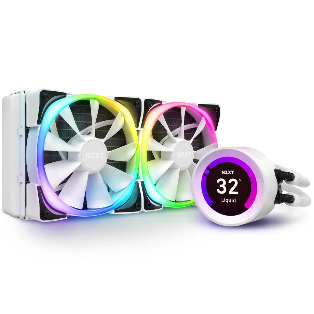 Hladilnik Intel/AMD tekočinsko hlajenje NZXT Kraken Z53 RGB - bel (RL-KRZ53-RW) Hladilnik Intel/AMD tekočinsko hlajenje NZXT Kraken Z53 RGB - bel (RL-KRZ53-RW)