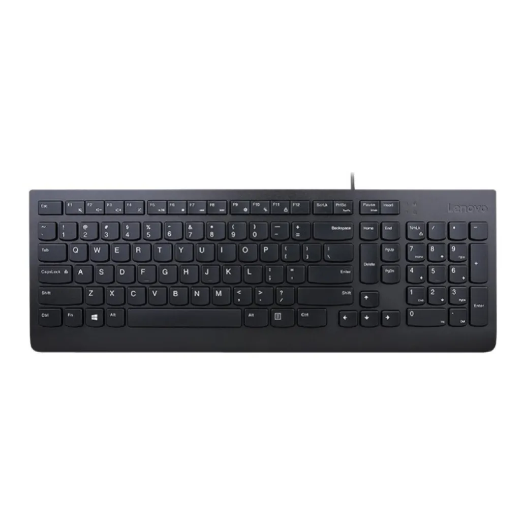 Tipkovnica Žična Lenovo Essential SLO | Slovenski nabor znakov črna (4Y41R64673) Tipkovnica Žična Lenovo Essential SLO | Slovenski nabor znakov črna (4Y41R64673)