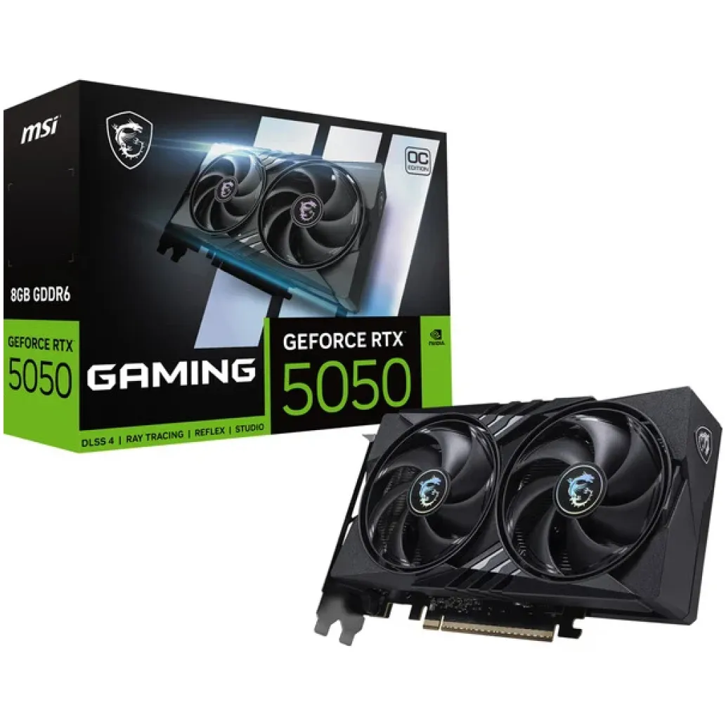Grafična kartica nVidia RTX5050 MSI Gaming OC - 8GB GDDR6 (RTX 5050 8G GAMING OC) Grafična kartica nVidia RTX5050 MSI Gaming OC - 8GB GDDR6 (RTX 5050 8G GAMING OC)