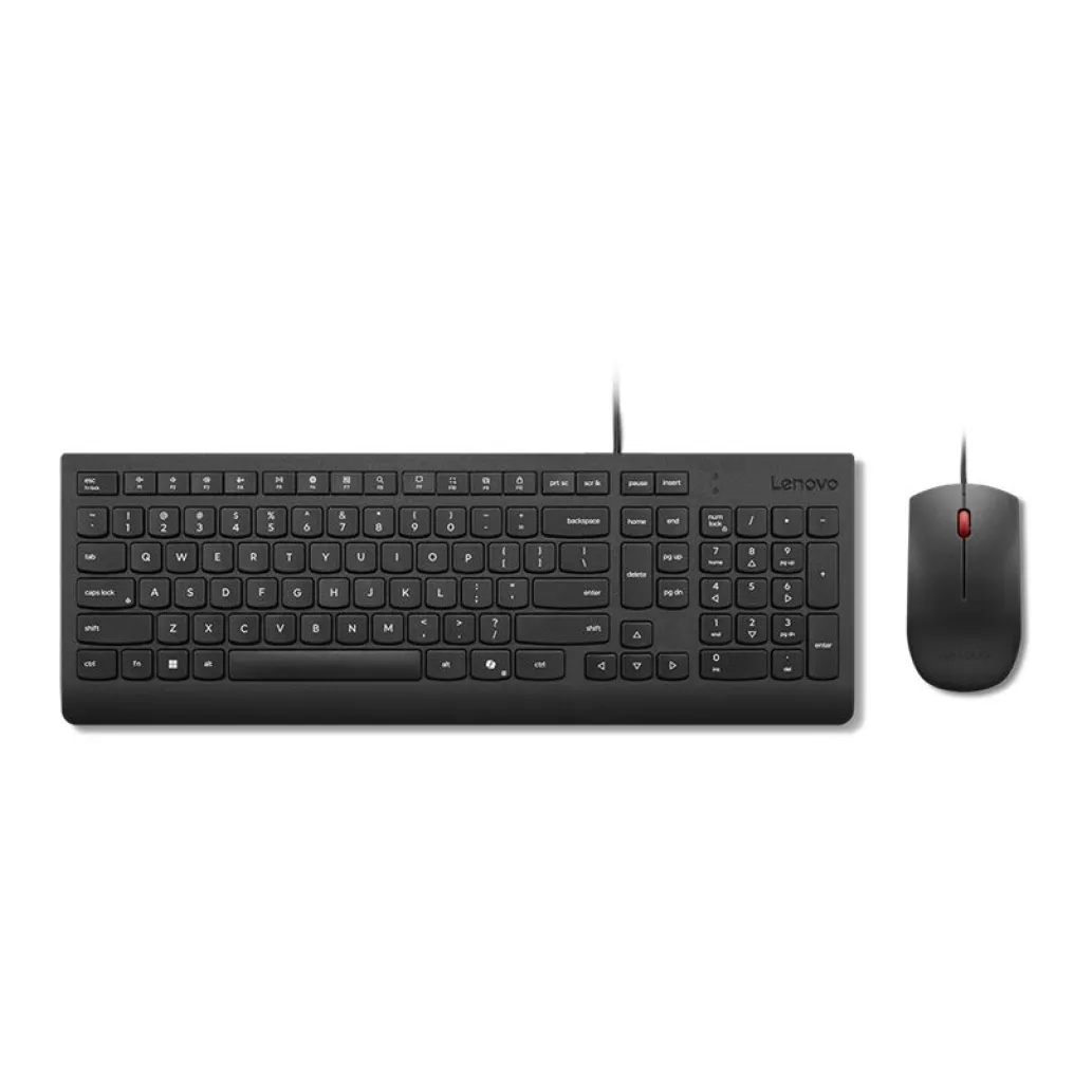 Tipkovnica in miš Lenovo Žična Essential SLO črna (4X31R64440) Tipkovnica in miš Lenovo Žična Essential SLO črna (4X31R64440)