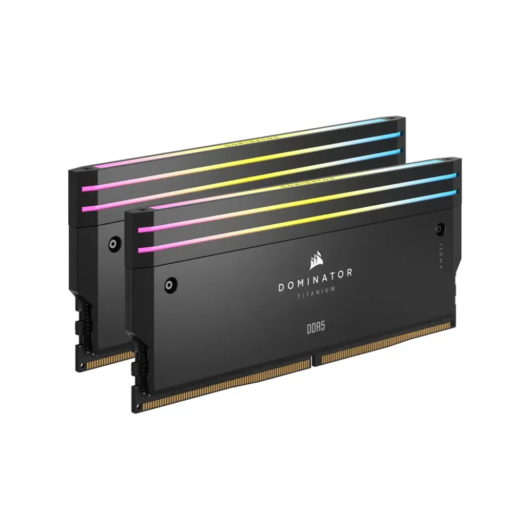 DDR5 96GB 6600MHz CL32 KIT (2x48GB) Corsair RGB Dominator Titanium XMP3.0 1,4V črna (CMP96GX5M2B6600C32) DDR5 96GB 6600MHz CL32 KIT (2x48GB) Corsair RGB Dominator Titanium XMP3.0 1,4V črna (CMP96GX5M2B6600C32)