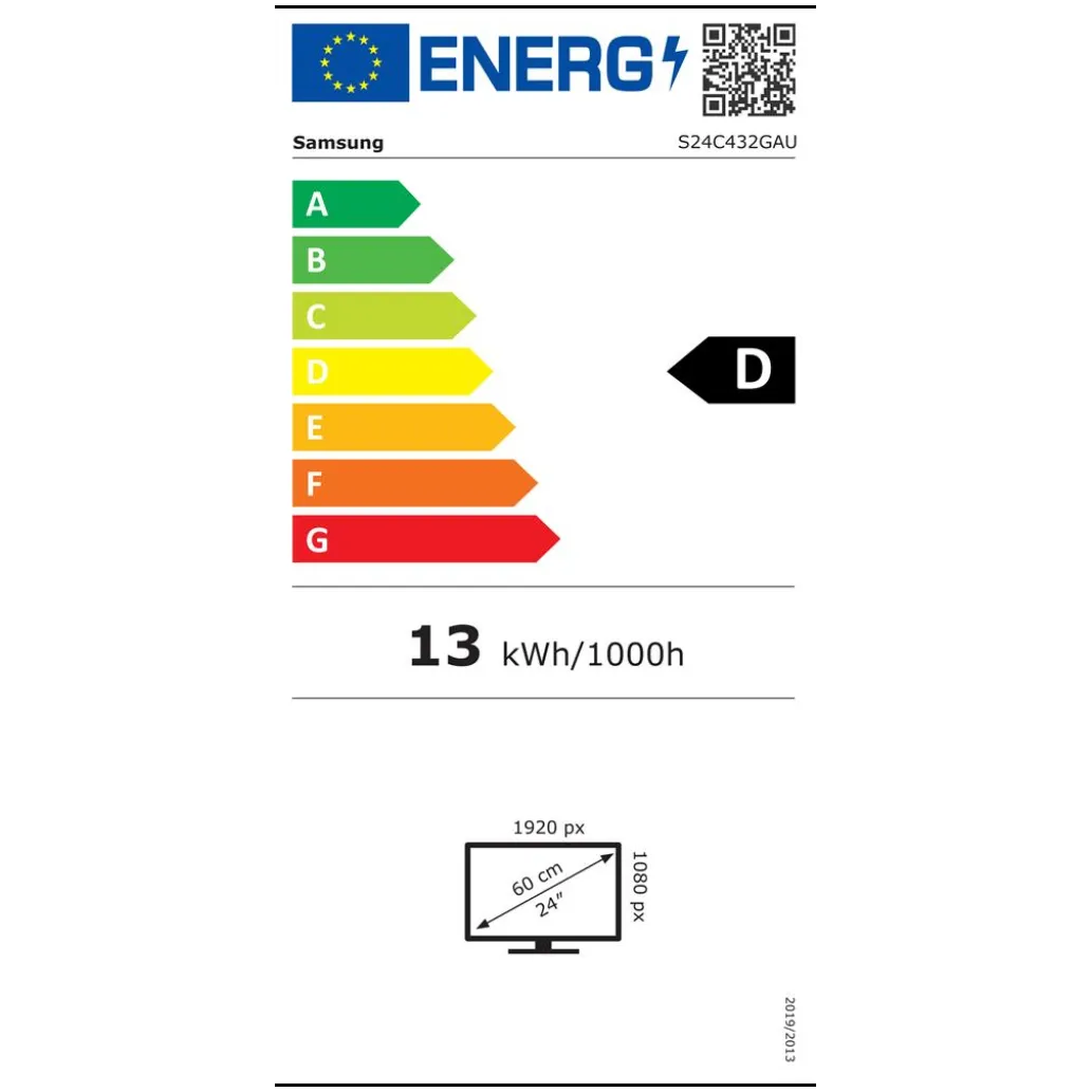 Monitor Samsung 60,5 cm (23,8") S24C432GAU 1920x1080 100Hz IPS 4ms HDMI DisplayPort 4xUSB3.0 Pivot sRGB95% FreeSync Monitor Samsung 60,5 cm (23,8") S24C432GAU 1920x1080 100Hz IPS 4ms HDMI DisplayPort 4xUSB3.0 Pivot sRGB95% FreeSync