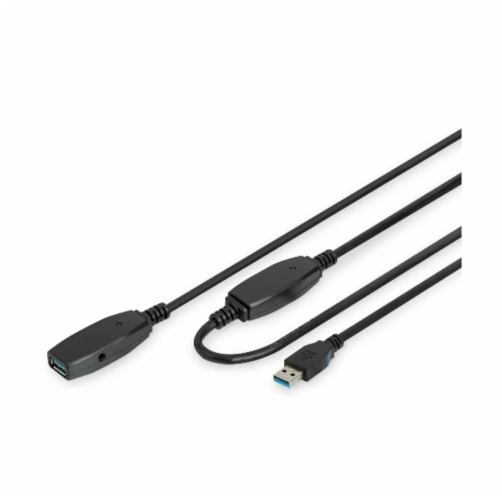 Kabel USB 3.0 ojačevalnik s kablom 10,00m - aktivni Digitus DA-73105 Kabel USB 3.0 ojačevalnik s kablom 10,00m - aktivni Digitus DA-73105