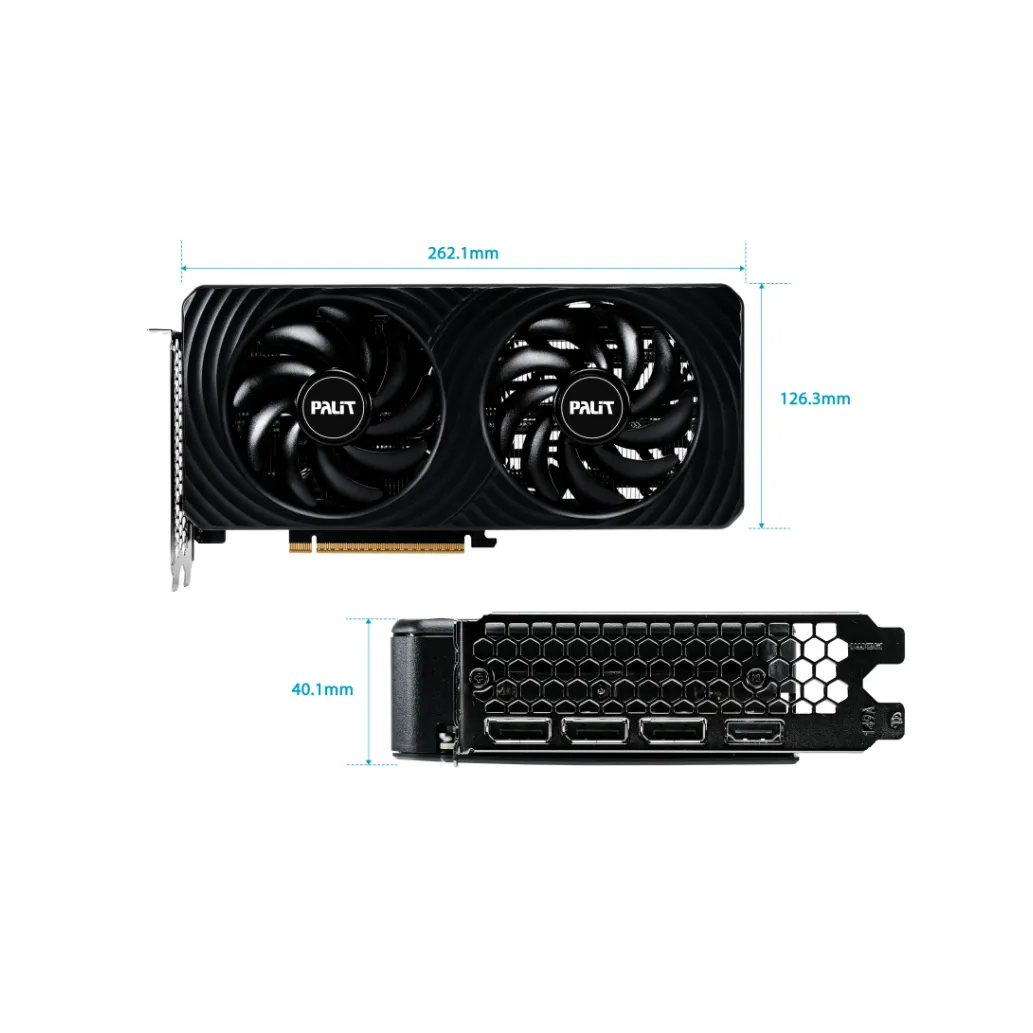 Grafična kartica nVidia RTX5060 Palit Dual - 8GB GDDR7 (NE75060019P1-GB2063D) Grafična kartica nVidia RTX5060 Palit Dual - 8GB GDDR7 (NE75060019P1-GB2063D)