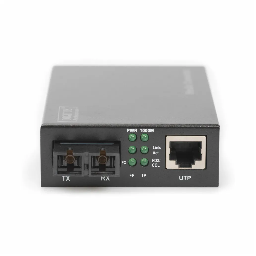 Mrežni adapter LAN RJ45 <=> SC MM 1Gb/s Digitus (DN-82120-1) Mrežni adapter LAN RJ45 <=> SC MM 1Gb/s Digitus (DN-82120-1)