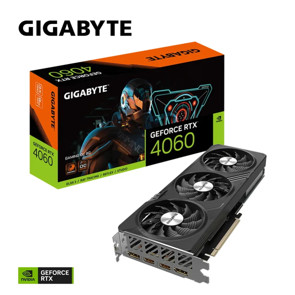 Grafična kartica nVidia RTX4060 GigaByte Gaming OC - 8GB GDDR6 (GV-N4060GAMING OC-8GD) Grafična kartica nVidia RTX4060 GigaByte Gaming OC - 8GB GDDR6 (GV-N4060GAMING OC-8GD)