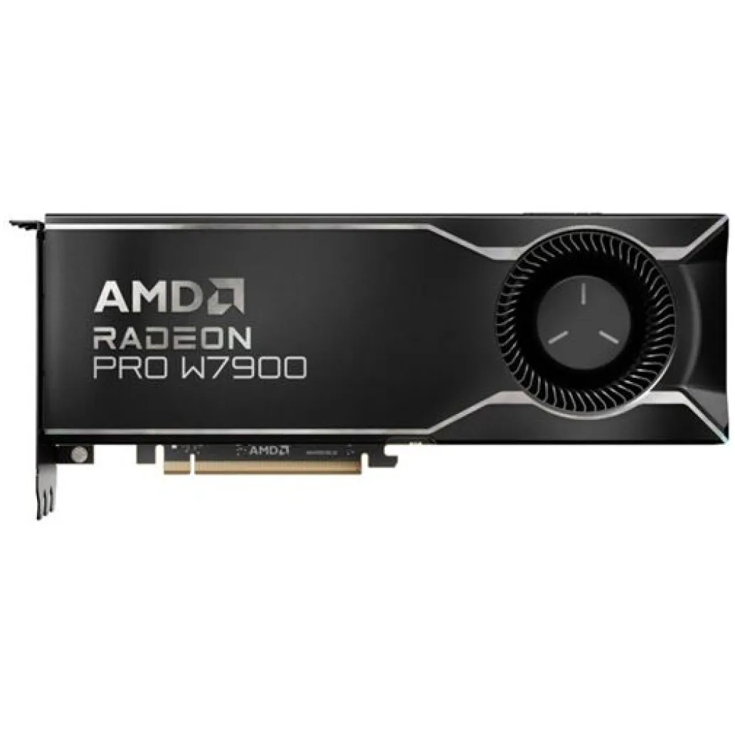 Amd radeon pro w7900 48gb | pci-e | mdisplayport 3xdisplayport | blower grafična kartica 1 Grafična kartica amd radeon pro w7900 – 48gb gddr6 | 3xdisplayport 1. 4a 1xmdp (100-300000074) komponentko