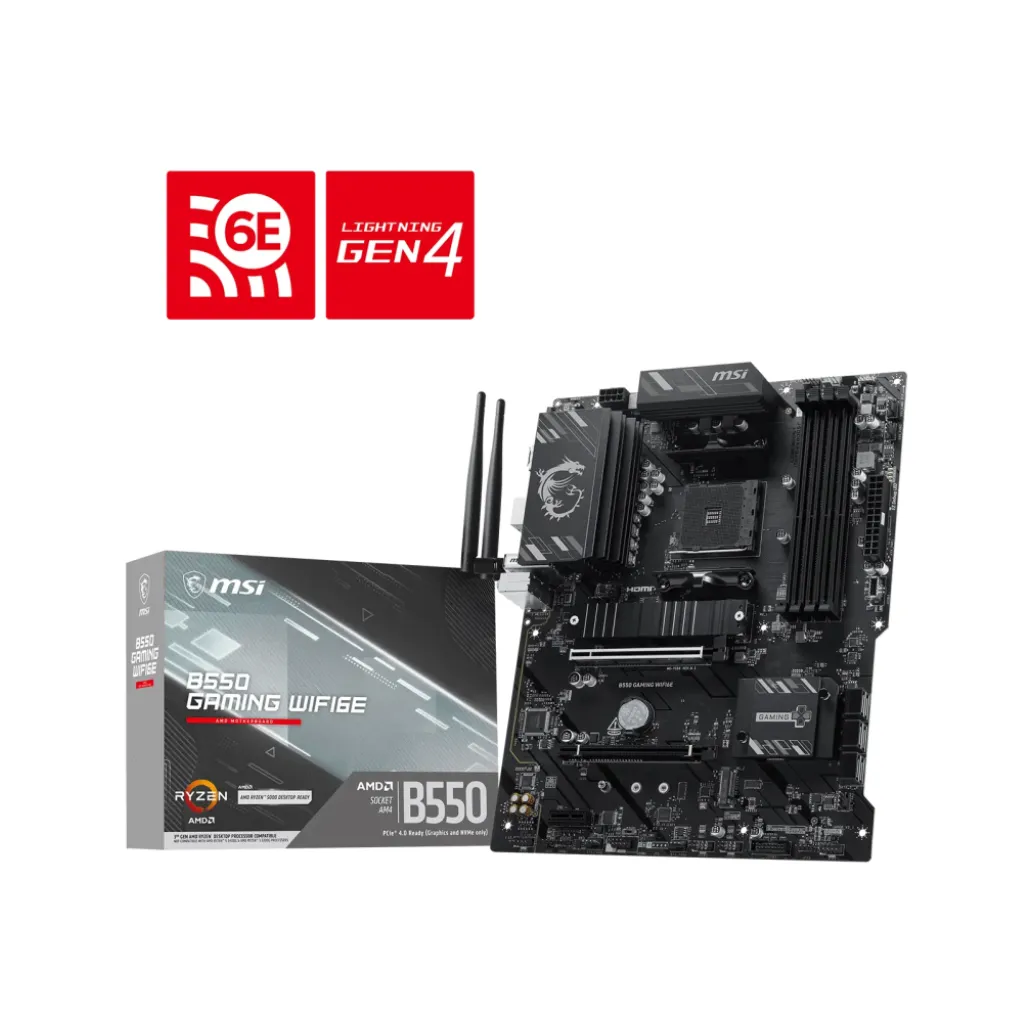 Osnovna plošča AM4 MSI MPG B550 Gaming WIFI6E ATX HDMI 1xDisplayPort Osnovna plošča AM4 MSI MPG B550 Gaming WIFI6E ATX HDMI 1xDisplayPort