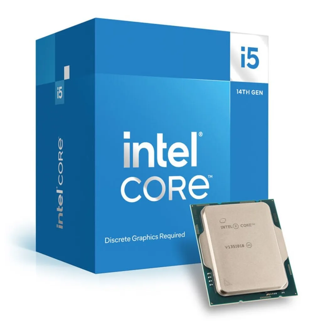 Procesor Intel 1700 Core i5 14400F 10C/16T 2,5/4,7GHz BOX 65W/148W brez grafike hladilnik Intel Procesor Intel 1700 Core i5 14400F 10C/16T 2,5/4,7GHz BOX 65W/148W brez grafike hladilnik Intel