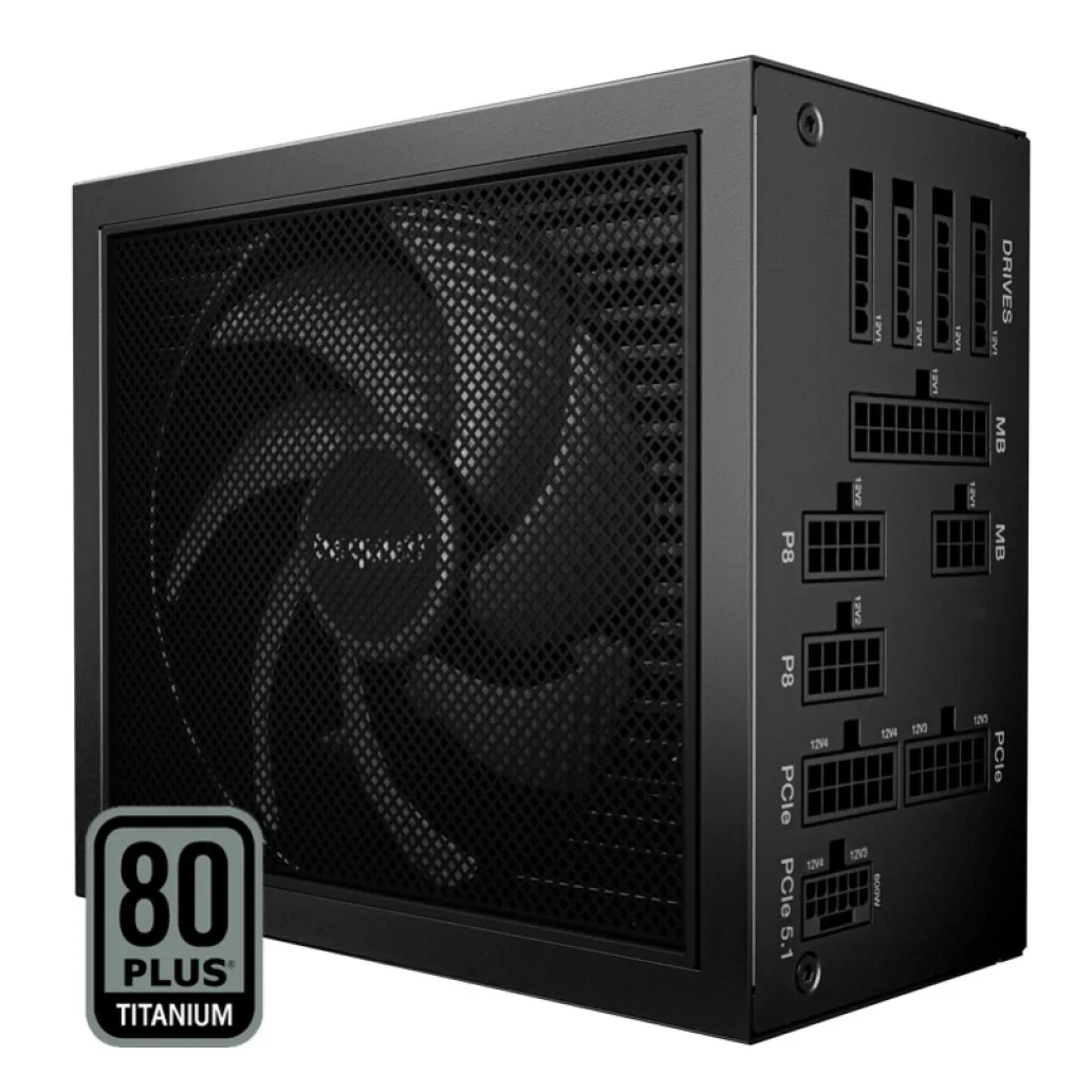 Napajalnik - 1000W be quiet! Dark Power 14 80Plus Titanium 95,5% ATX 3.1 (Gen5) Modular 135mm črna (BP020EU) Napajalnik - 1000W be quiet! Dark Power 14 80Plus Titanium 95,5% ATX 3.1 (Gen5) Modular 135mm črna (BP020EU)